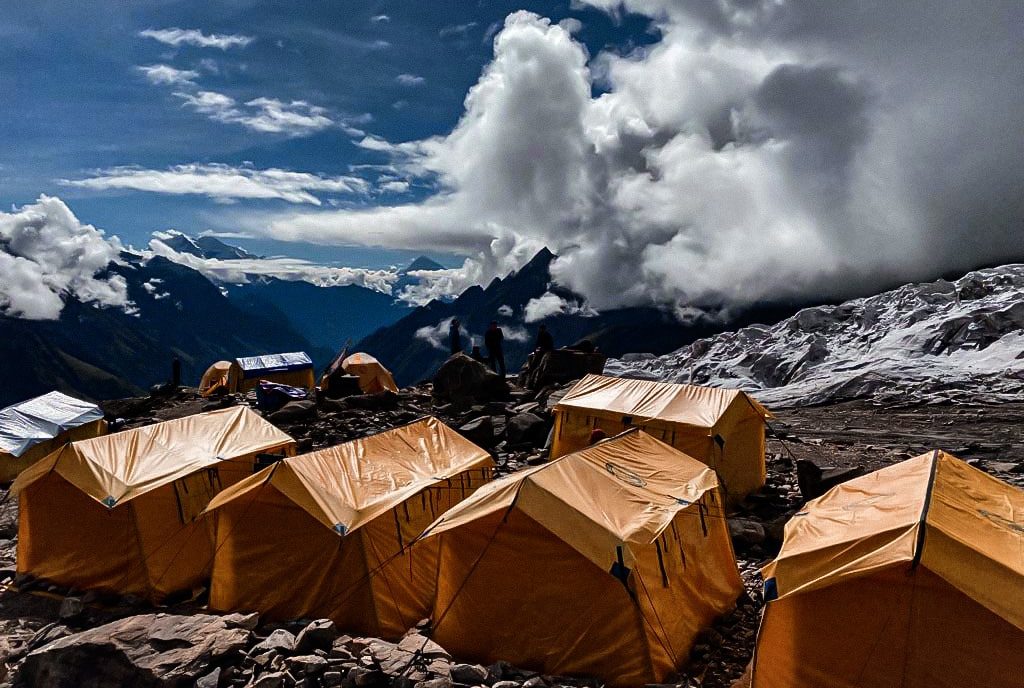 L’aventure continue jusqu’au camp 1 avec Thibaut Wadowski